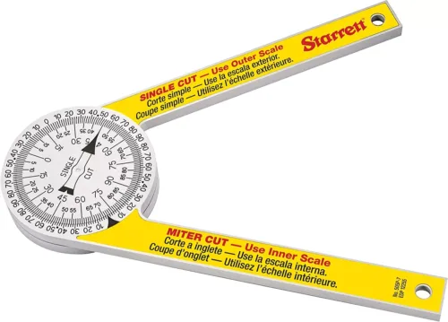 starrett mitre saw protractor opened