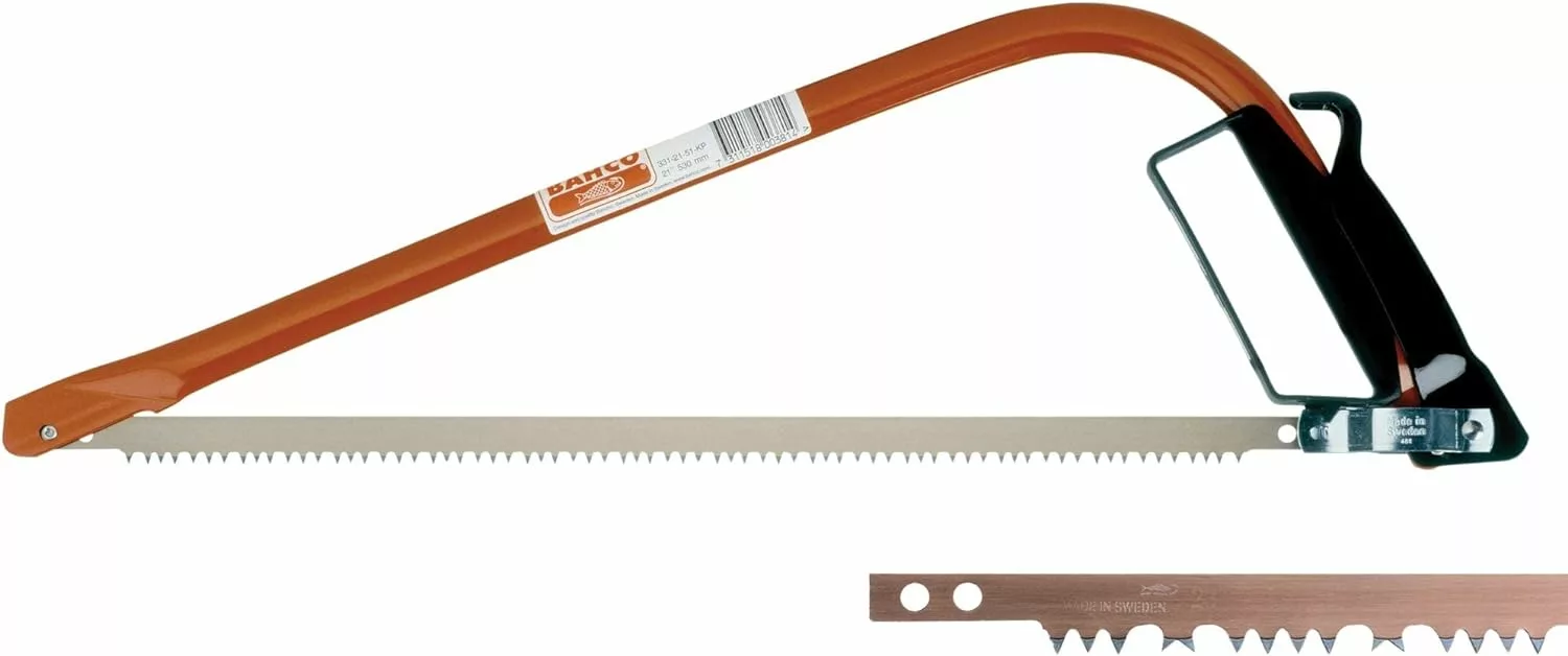 Bahco 21 Inch Bow Saw with Extra Wet Cut Blade
