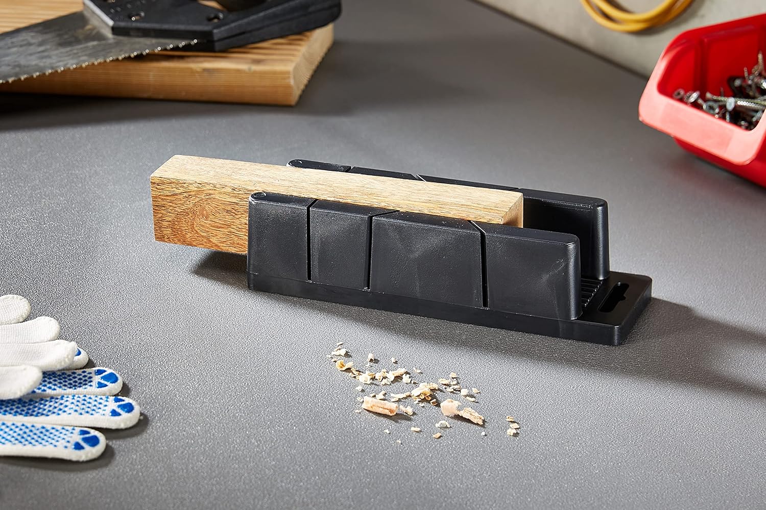 Draper Mini Mitre Block Box 200mm x 35mm x 50mm 