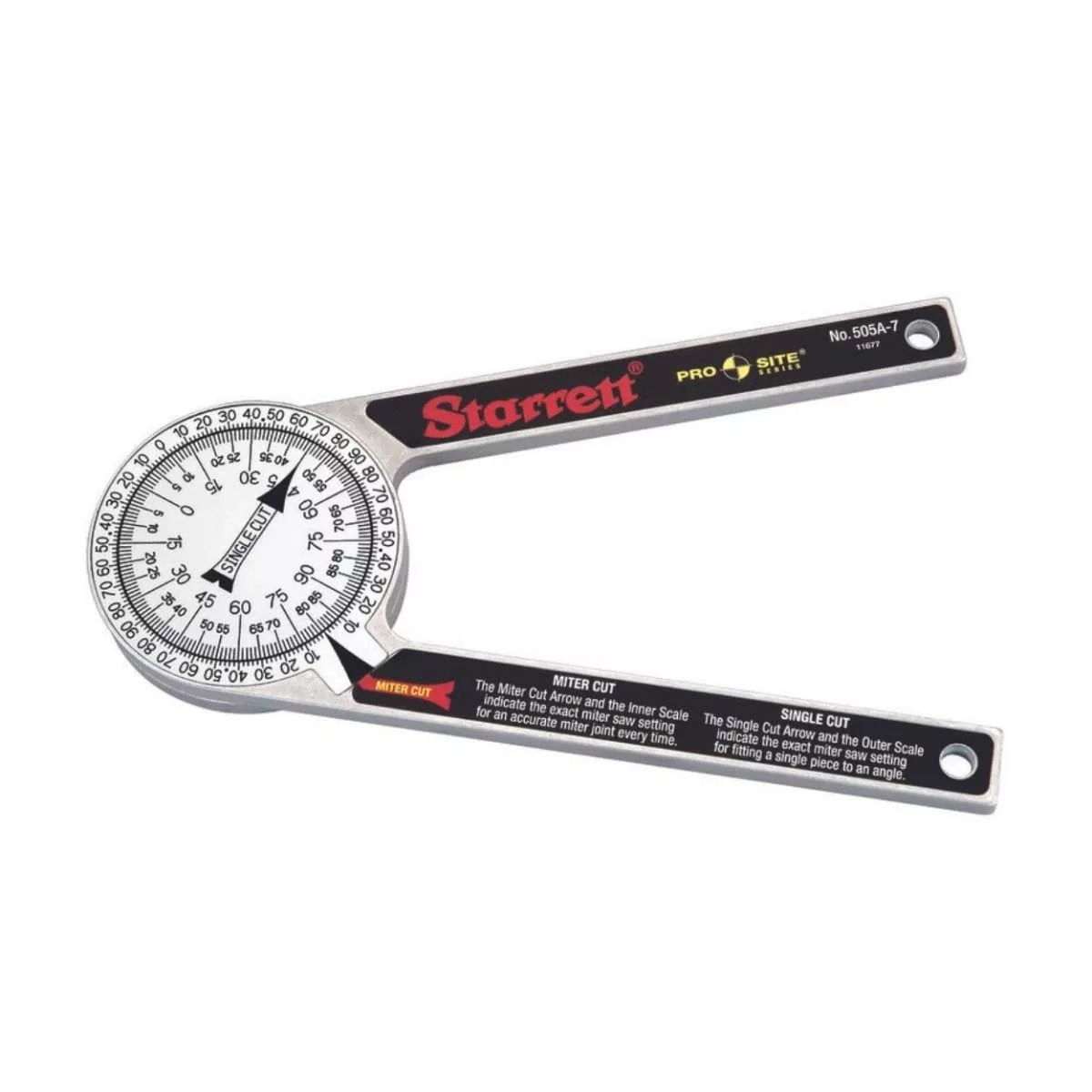 Starrett 505A-7 ProSite Protractor