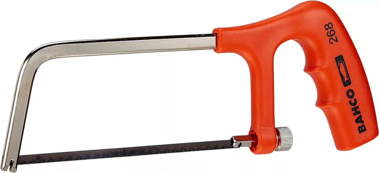 Bahco 268 Mini Hacksaw, 150mm Blade , Red