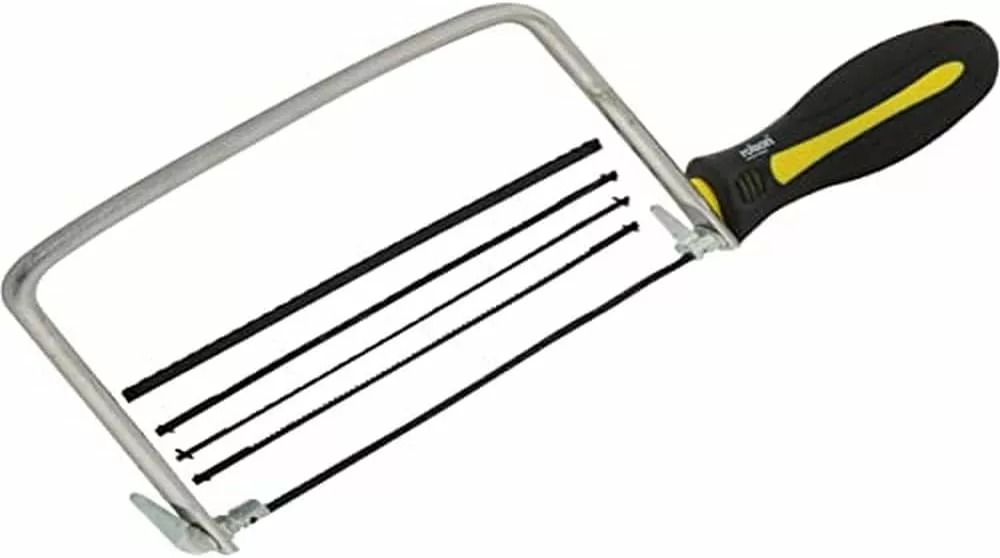 Rolson 58290 Rubber Grip Coping Saw with 5 Blades