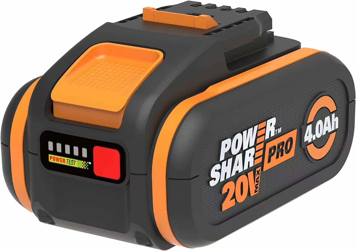 WORX 18V (20V MAX) 4.0Ah High Capacity Pro Battery with Indicator, PowerShare, WA3014