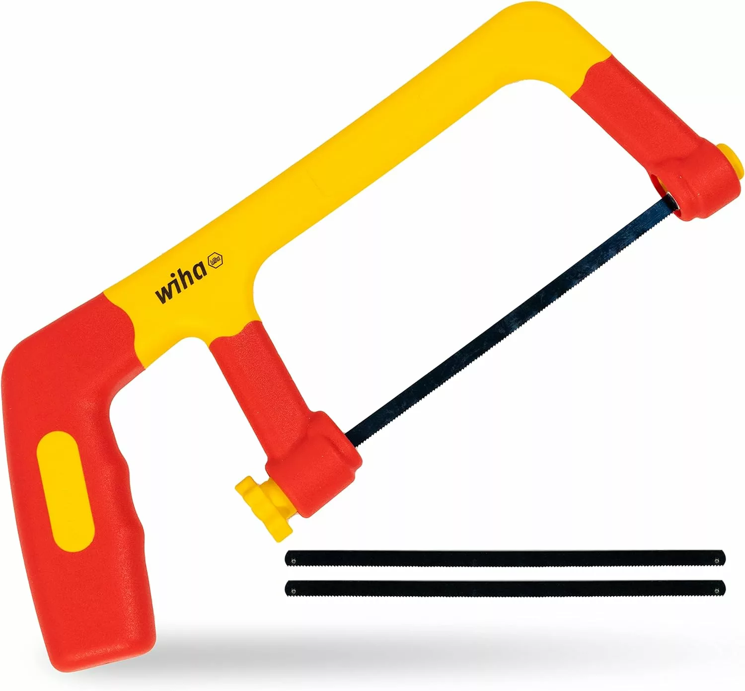 Wiha SB 246 Injection Insulating Junior Hacksaw, Red and Yellow, (43125)
