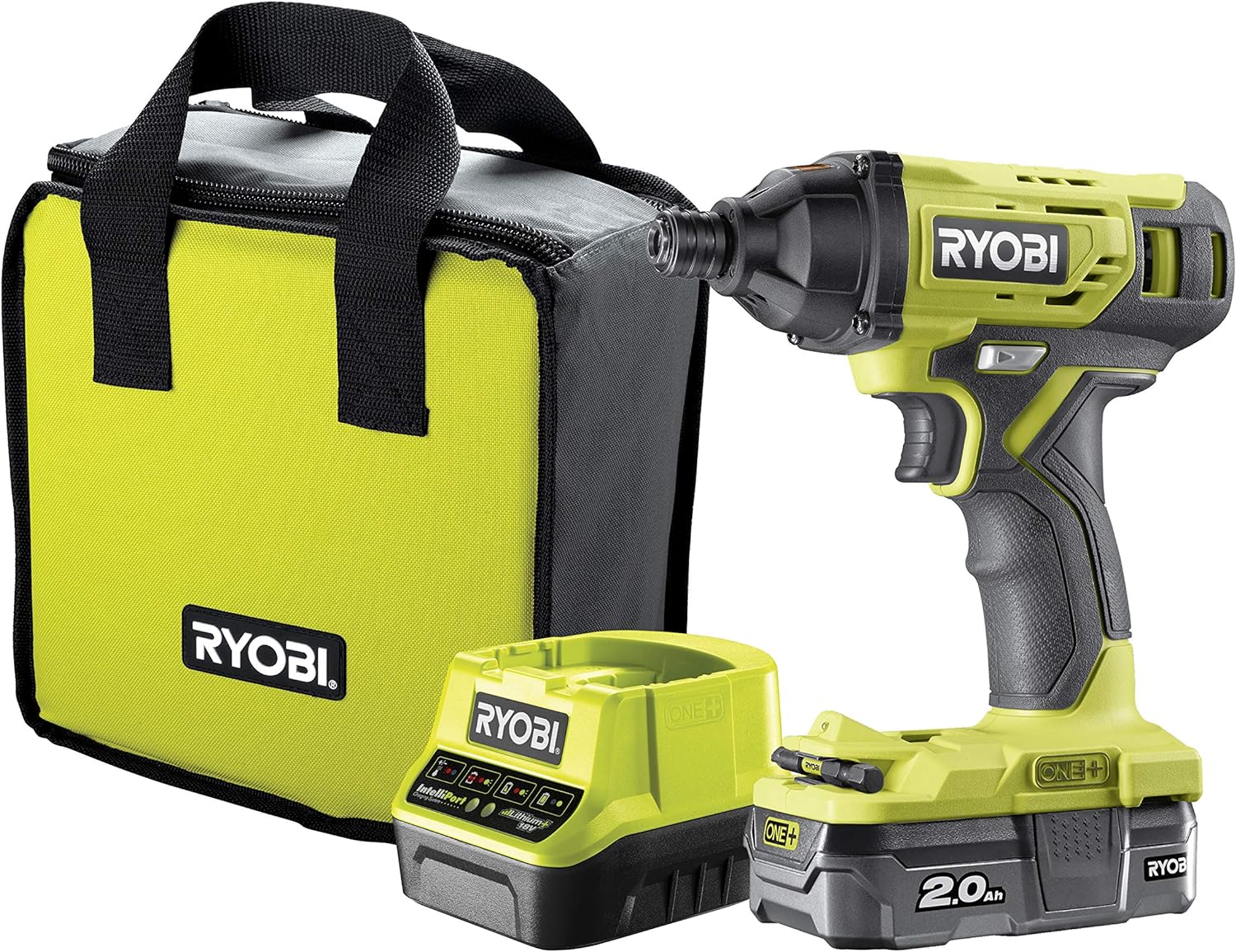 Ryobi R18ID2-120SZ 18V ONE+ Cordless Impact Driver Starter Kit
