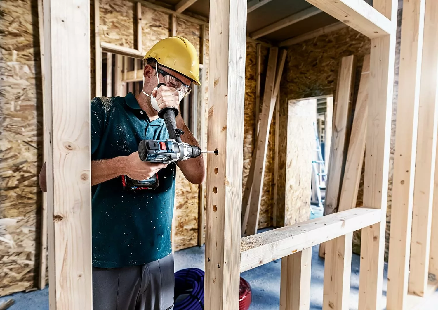 Bosch Professional 7 pc. Expert SelfCut Speed Spade Drill Bit Set (for Softwood, Chipboard, Ø 16-32 mm, Accessories Rotary Impact Drill)