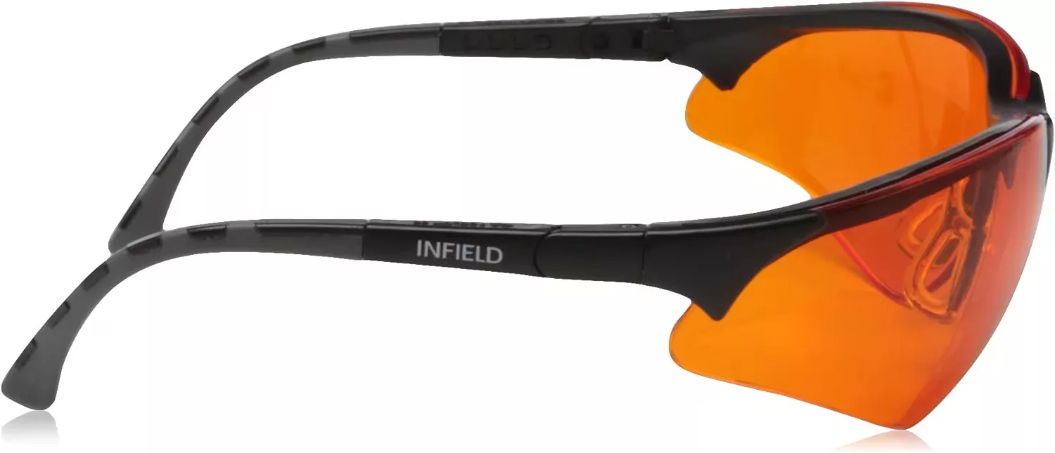Infield Terminator 9380 420 Blue Light and UV Protective Glasses UV 400 Black Orange One Size