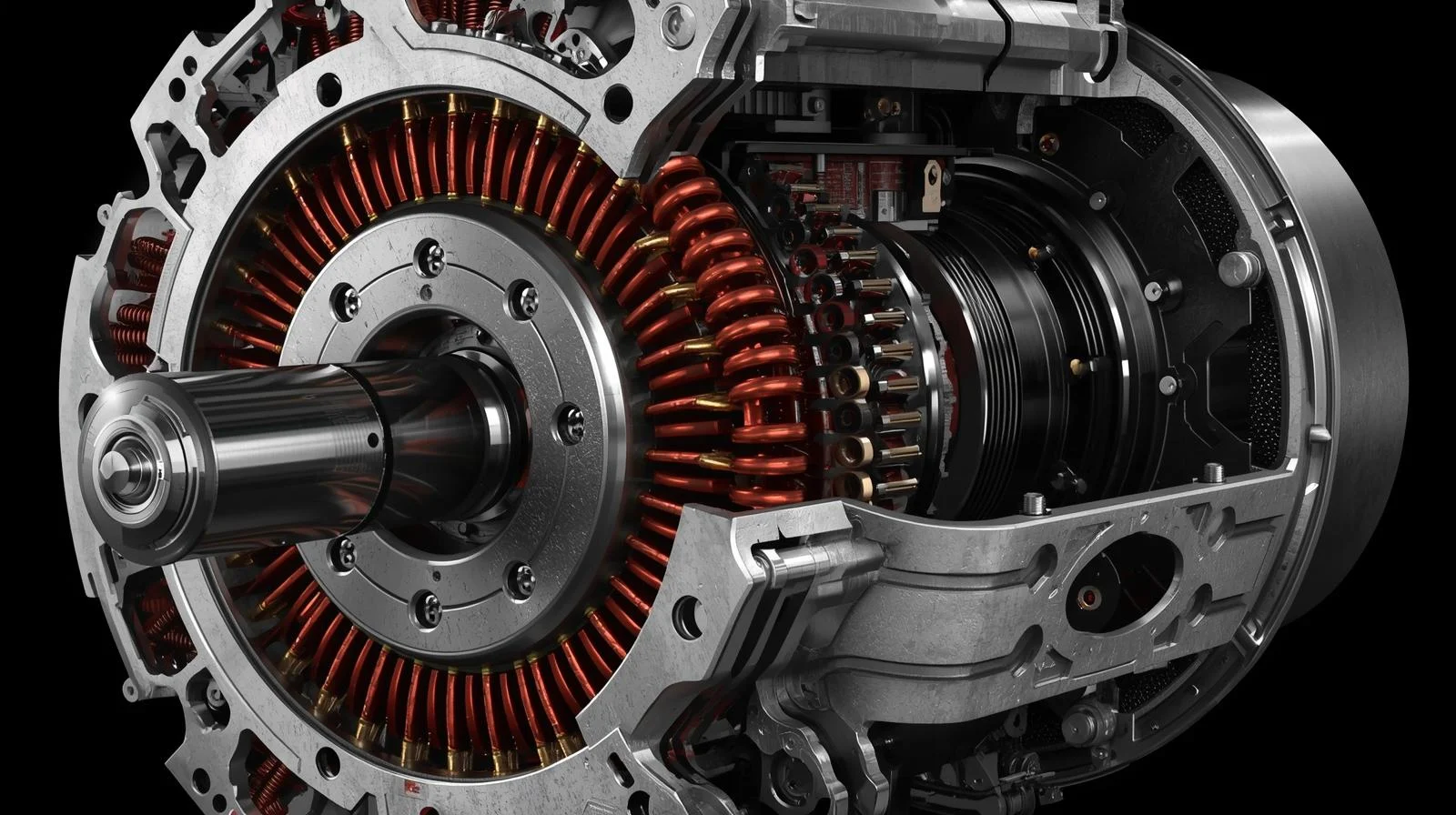 inside of a brushless motor