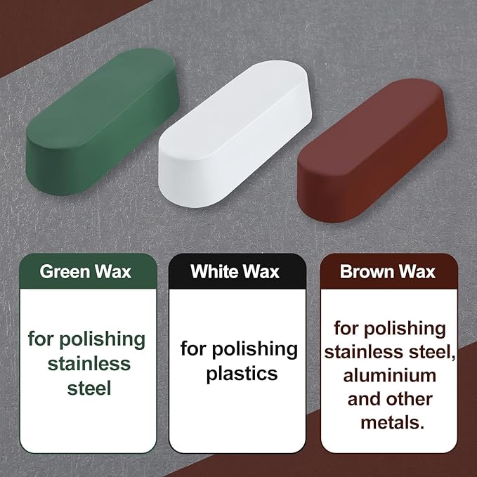 SPEEDWOX 8Pcs Felt Flap Disc Abrasives Buffing Polishing Wheel and Polishing Compounds Set