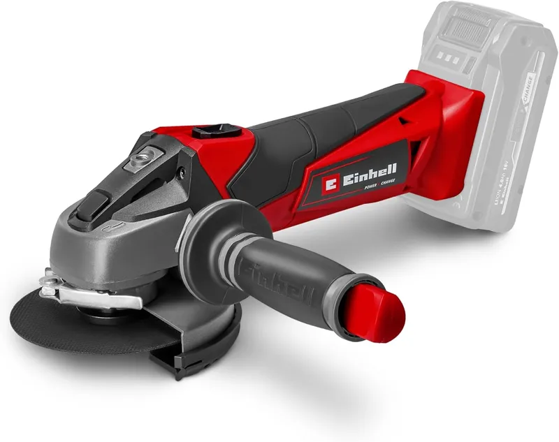 Einhell Cordless Angle Grinder 18V Power X-Change, 115mm (4 Inch), Disc Battery Grinder for Cutting, Grinding and Polishing