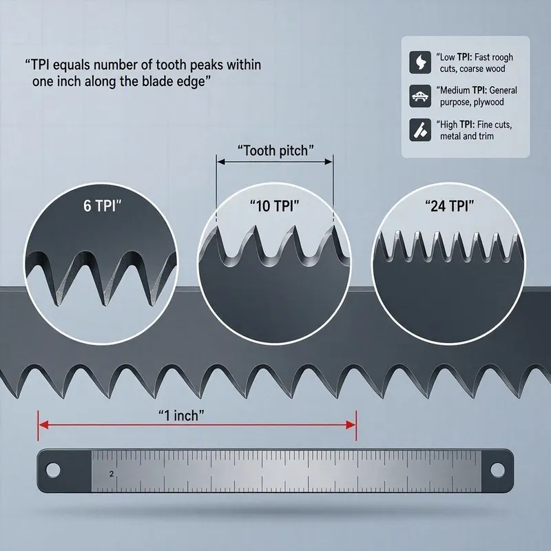 a tpi guide for reciprocating blades