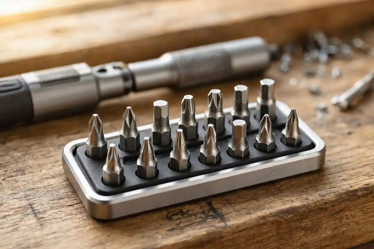 a set of screwdriver bits explained