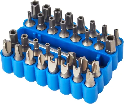 selection of security screwdriver bits